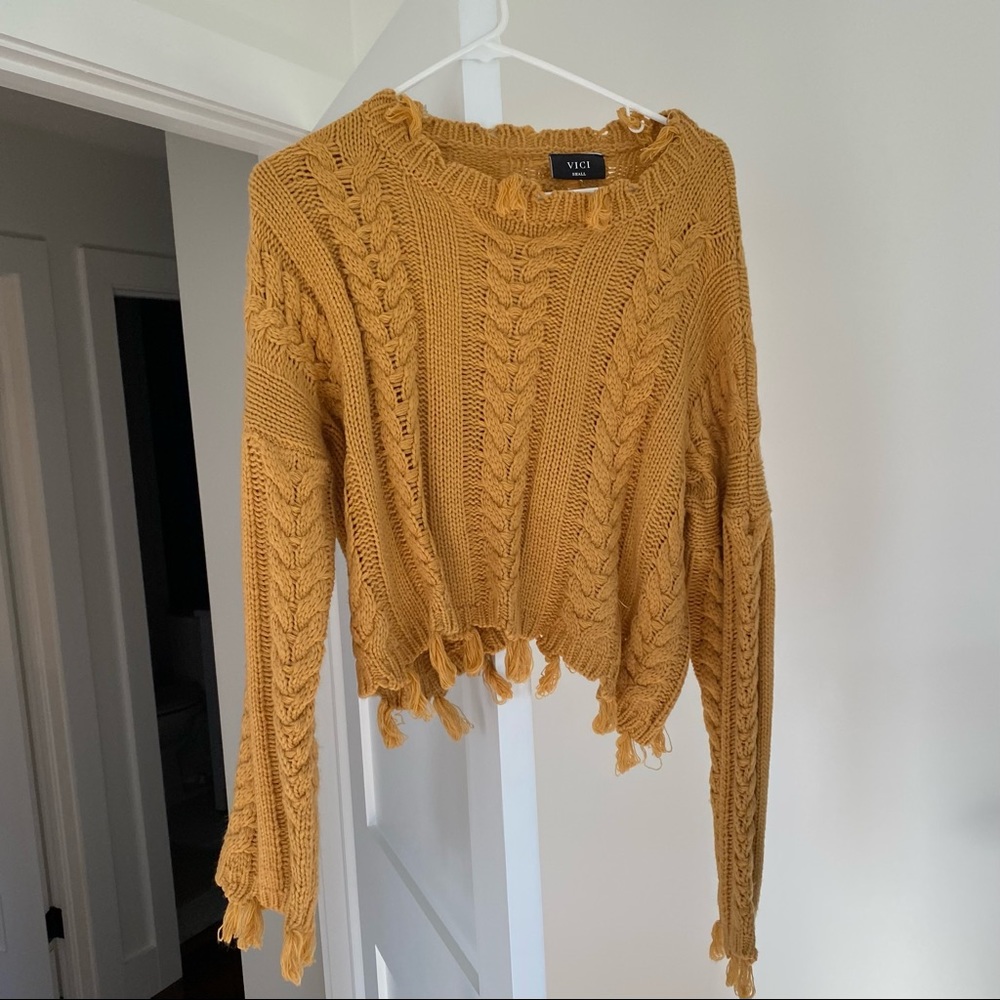 Vici Crop Sweater